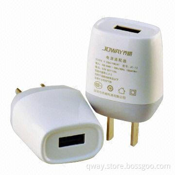 Smart Mobile Phone Charger with AC 100/240V 50/60Hz 150mA Maximum USB Output Charges, Easy Storage